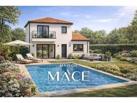 terrain avec maison neuve à vendre