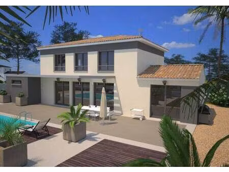 terrain avec maison neuve à vendre