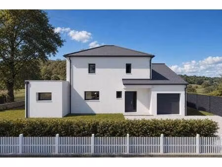 terrain avec maison neuve à vendre
