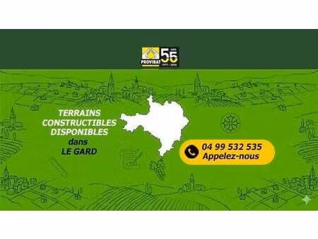 terrain constructible à vendre