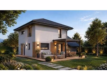 terrain avec maison neuve à vendre