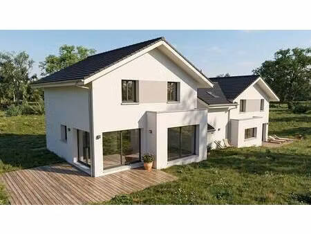 terrain avec maison neuve à vendre
