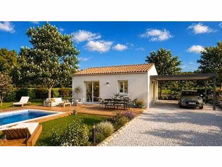 terrain avec maison neuve à vendre