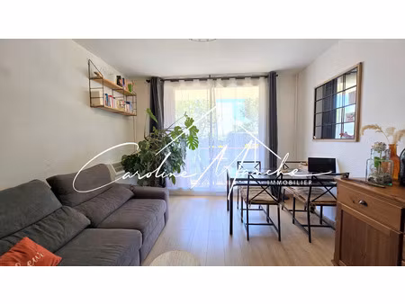 vendu loué - appartement t3 + cave - résidence sécurisée à salon de provence