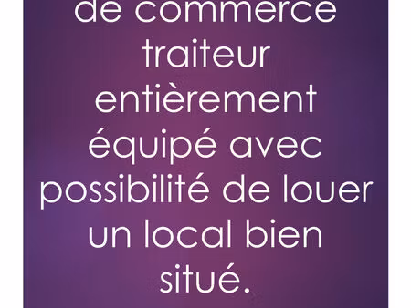 fond de commerce traiteur