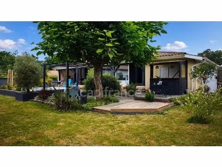 maison rénovée mios | piscine chauffée + véranda + locatif fonctionnel | dpe c