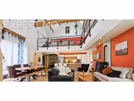 maison de caractère 221 m2 séjour cathédrale de 72 m2  4 c
