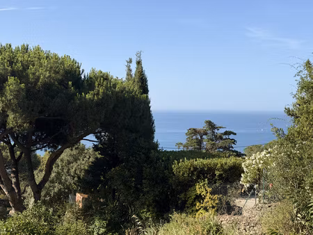 sète  mont saint clair sud  terrain avec vue mer 