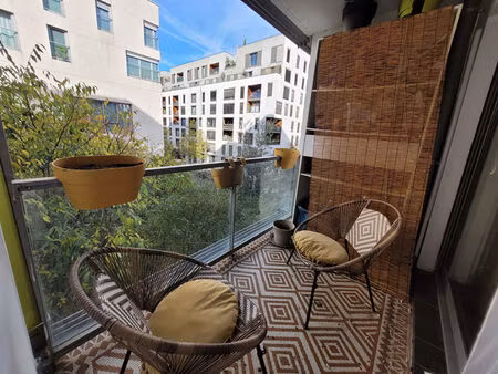 allée robert doisneau 2 pièces 48 m² meuble immeuble moderne