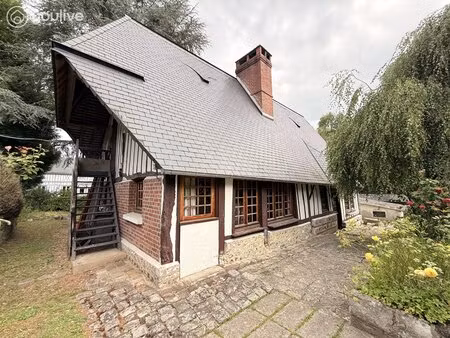 maison de caractère en colombage – 130 m² – cany-barville à 500 m du centre – garage  atel