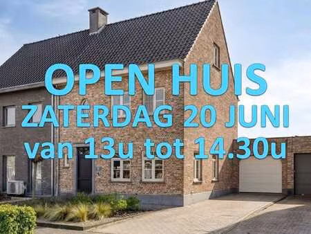 open huis zaterdag 20 juni van 13u tot 14.30u !