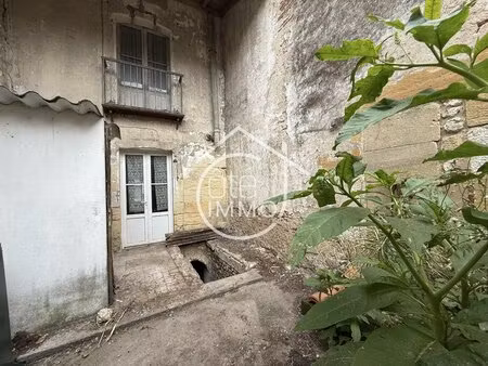 sainte foy la grande : maison de ville avec jardin