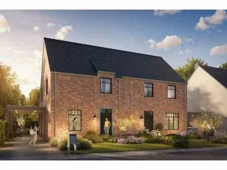 landelijke  halfopen nieuwbouwwoning in lede