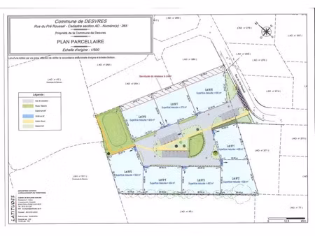 vente terrain 575 m² à desvres (62240)  68 250 €