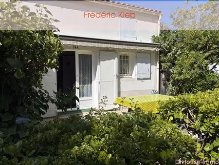 charmante maison mitoyenne de 4 pièces avec piscine et jardin à saint-palais-sur-mer