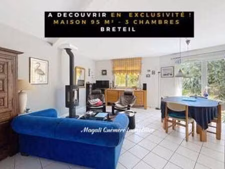vente maison à breteil (35160) : à vendre / 95m² breteil