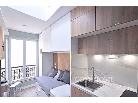 location meublée appartement 1 pièce 9.9 m² à paris 9ème (75009)  760 €