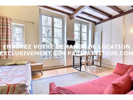 location meublée appartement 1 pièce 37 m² à paris 4ème (75004)  1 700 €
