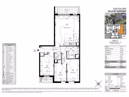 location appartement 4 pièces 80 m² à suresnes (92150)  1 993 €