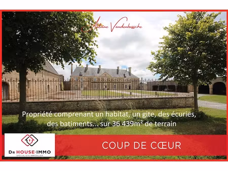 vente maison 10 pièces 333 m² à grandcamp-maisy (14450)  770 000 €