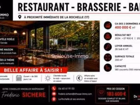vente bureaux et commerces à la rochelle (17000) : à vendre / 200m² la rochelle