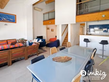 loft 87m² - 2 chambres en mezzanine vue sur canal