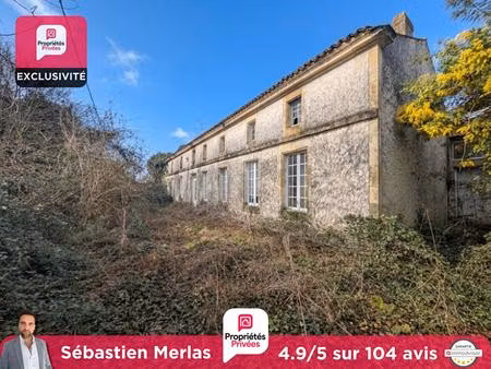 maison a renover avec jardin et dependances