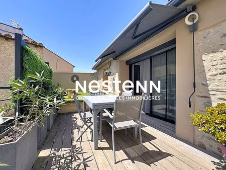 maison canet en roussillon 3 pièces 83.55 m2 avec garage  parking  entièrement rénovée.