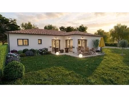 terrain avec maison neuve à vendre