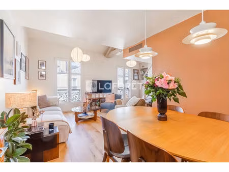 appartement 75009 paris - 3 pièces 53.19 m² et 80.06m² au sol