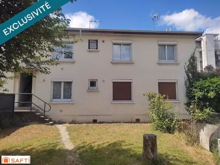 appartement f5  4 chambres avec jardin et sous sol