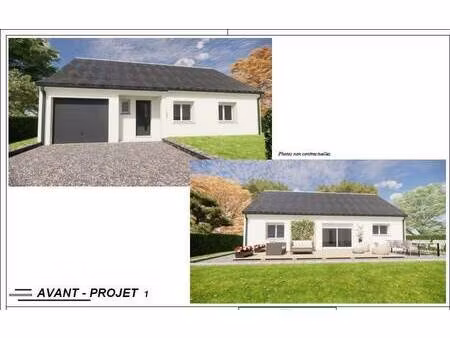 terrain avec maison neuve à vendre