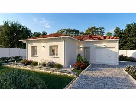 terrain avec maison neuve à vendre