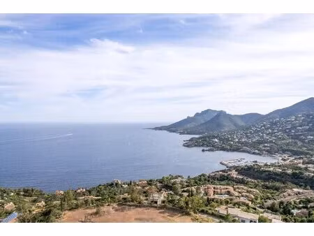 terrain plat - vue mer panoramique - theoule sur mer