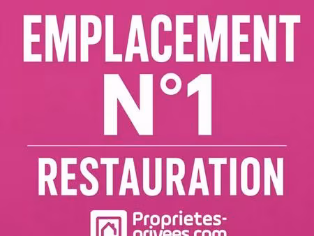 bar restaurant emplacement très recherché grande terrasse