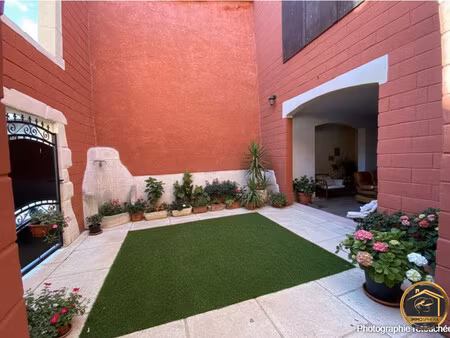 maison en pierre renovee avec patio - argeliers
