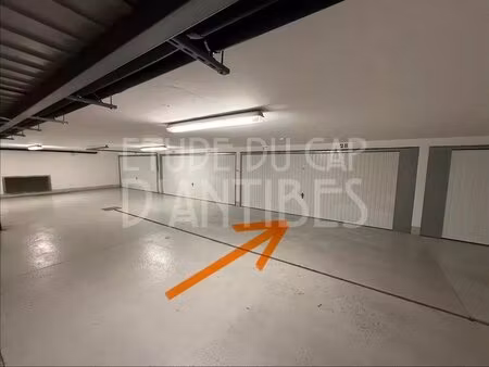 vente - garage double - cap d'antibes