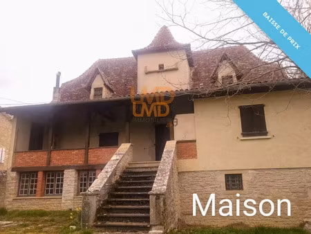 vente maison 4 pièces 150 m² à villeneuve (12260)  80 000 €