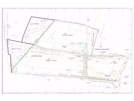 terrain plat à construire au calme absolu