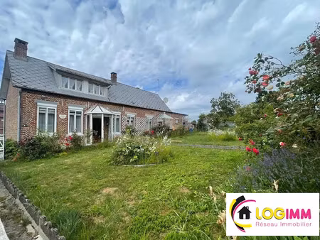 vente maison 5 pièces 110 m² à fontaine-au-bois (59550)  137 000 €
