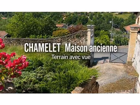 maison chamelet 6 pièces 180 m2 sur terrain de 1020 m2