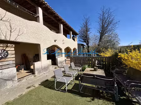 salindres maison de type f6 avec garage et grand hangar sur 790m2 de terrain