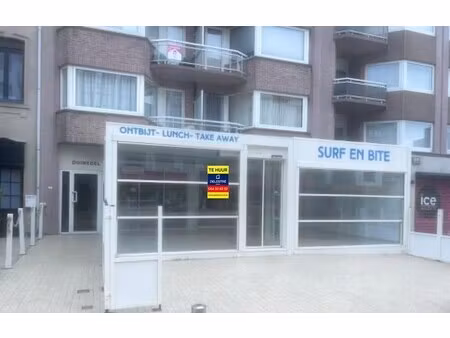 instapklare nieuwbouw handelsruimte op a-locatie in oostduinkerke