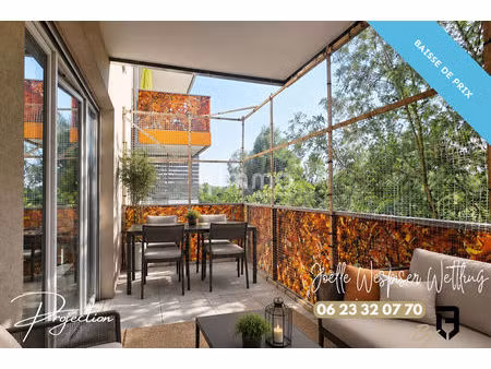 3 pièces 60 m² – résidence 2015  vue nature à lingolsheim
