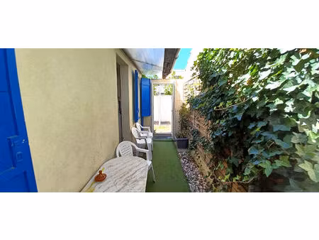 maison mauguio - carnon-plage 2 pièces 18 m2 - avec extérieur - 50m de la plage