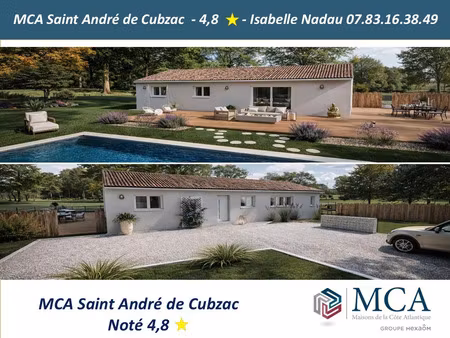 vente maison 4 pièces 100 m² saint-savin (33920)
