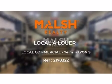 location commerce lyon 69009 74m²