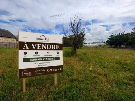 a vendre terrain constructible - 37420 beaumont en véron