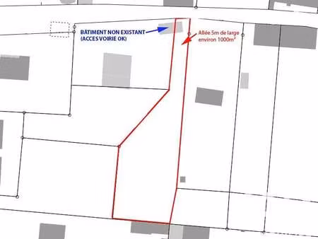 vente terrain à amilly (45200) : à vendre / 1000m² amilly