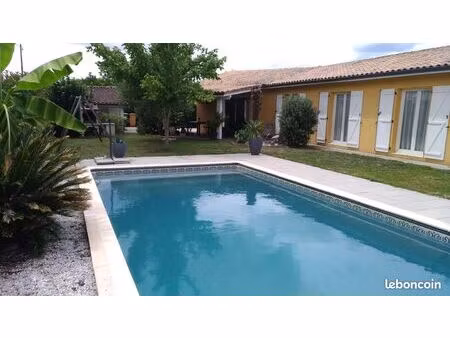 maison de 6 pieces avec piscine jardin et garage a vendre sur izon